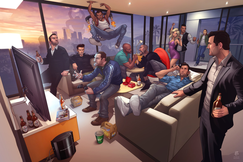 Illustration for article titled Getting the Grand Theft Auto Band Back Together
